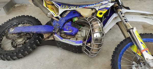 Sherco Muzzle Pipe Guard And Bashplate With Link Guard 20-22 Models