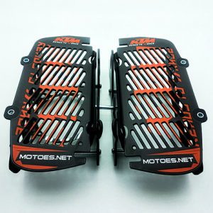 KTM RADIATOR GUARD BLACK 2T/4T 2020-2025 MODEL FULL DECAL