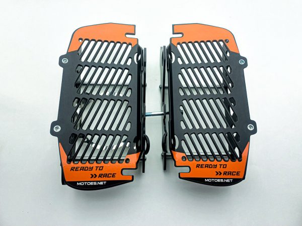 KTM RADIATOR GUARD BLACK 2T/4T 2020-2025 MODEL HALF DECAL