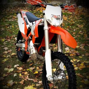 KTM EXC-XCW 2008-2016 BASH PLATE WITH PIPE GUARD