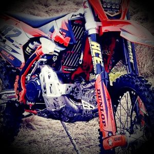KTM 2017-2019 250/300 2T EXC-XC-W-TPI MOTOES BASH PLATE WITH PIPE GUARD