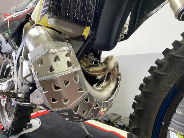 Rieju Skid Plate With Pipe Guard and Linkage Guard 250/300 2T 2021-2024 Models