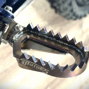 Foot Pegs Stainless TBI KTM HUSKY GASGAS 2023-25 Offset -5mm down / -10mm back