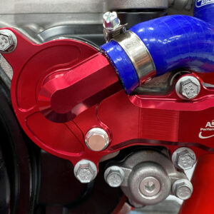 AS3 CNC WATER PUMP COVER RED 2ST MY13>